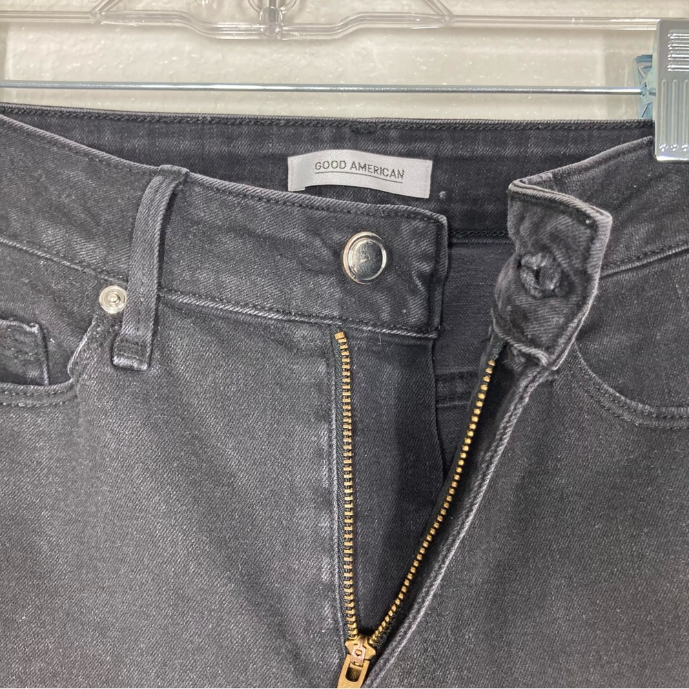 Good American Good Legs Black Skinny Jeans 28 - Picture 10 of 16